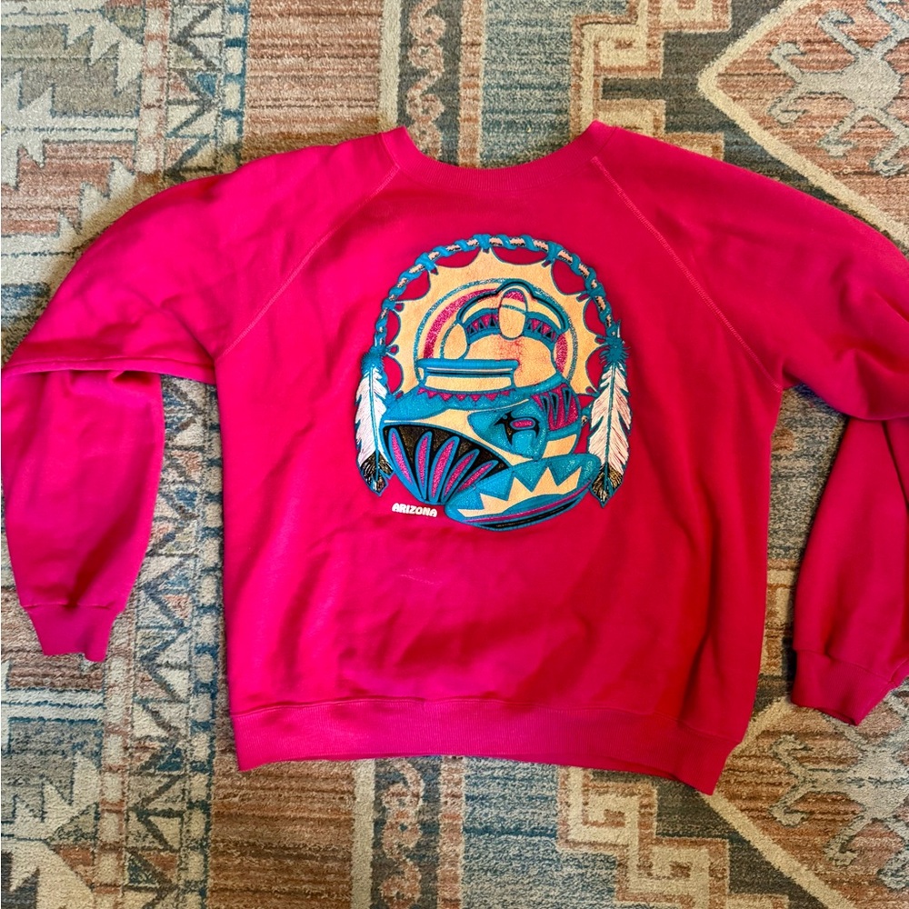 Vintage 90s Arizona Pink Sweatshirt